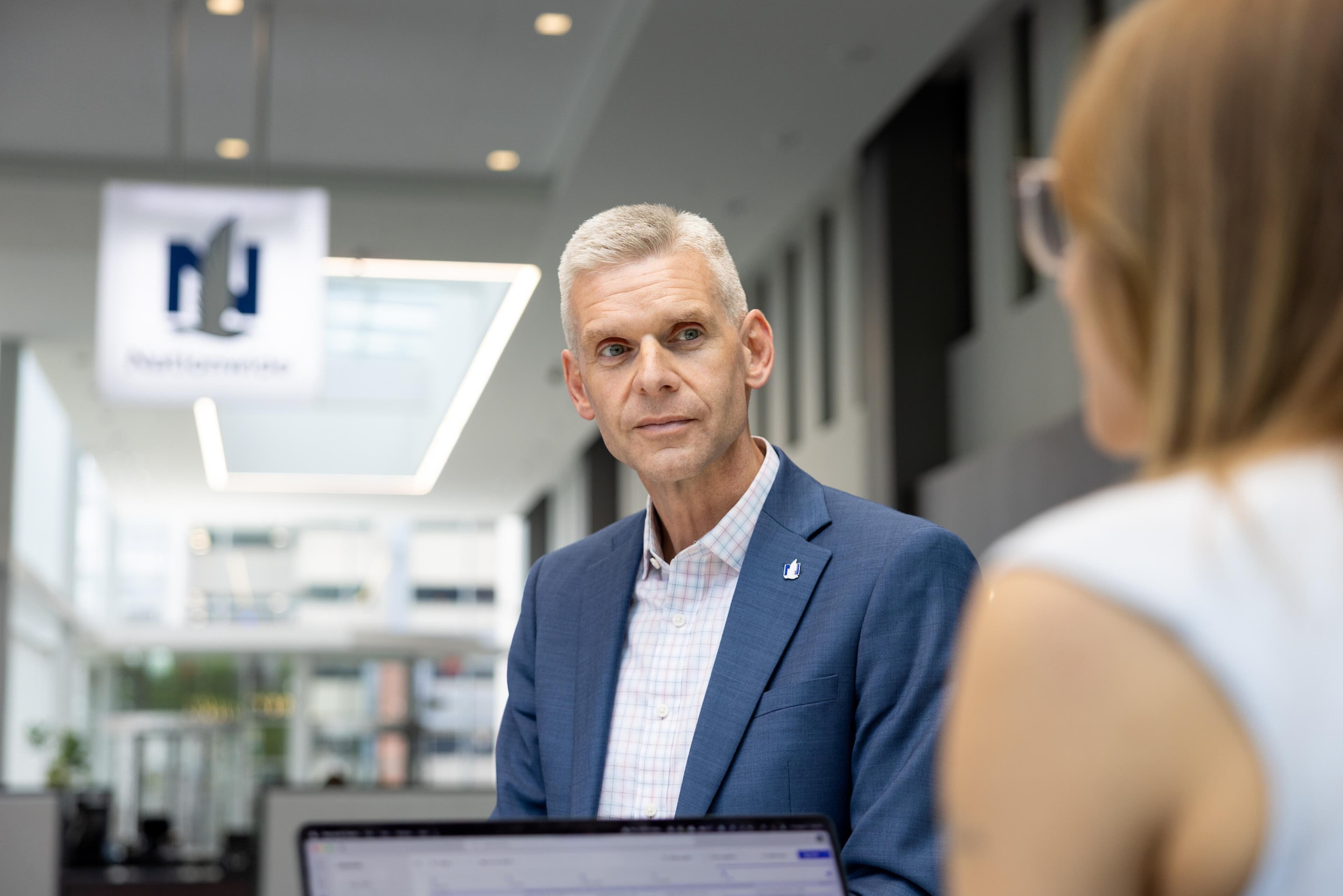 Nationwide Chief Technology Officer Michael Carrel inside the company's headquarters
