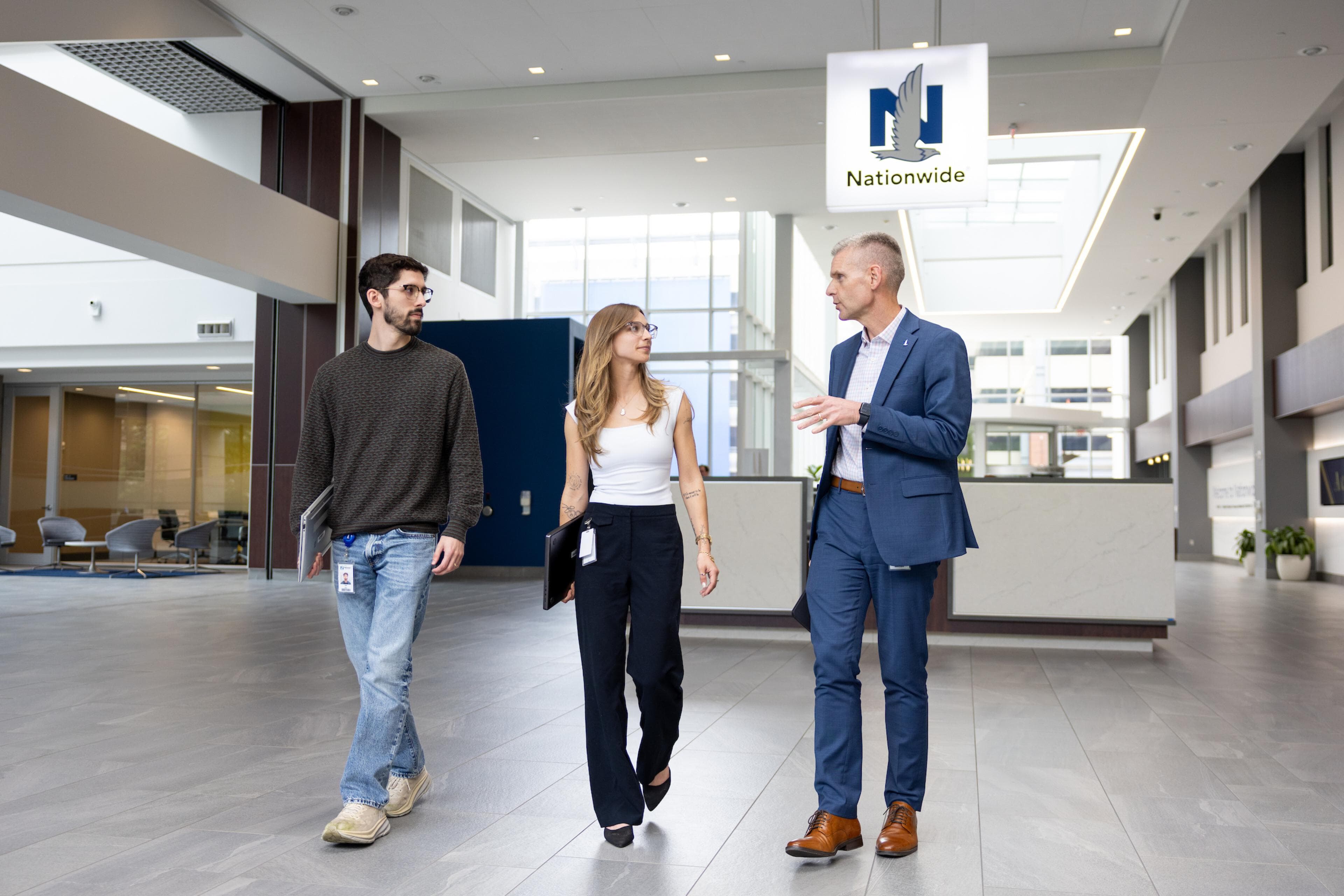 Nationwide Chief Technology Officer Michael Carrel inside the company's headquarters
