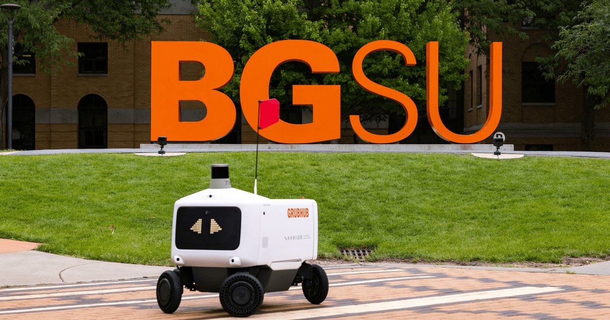 Avride delivery robots to debut at BGSU, Grubhub to become new ordering platform