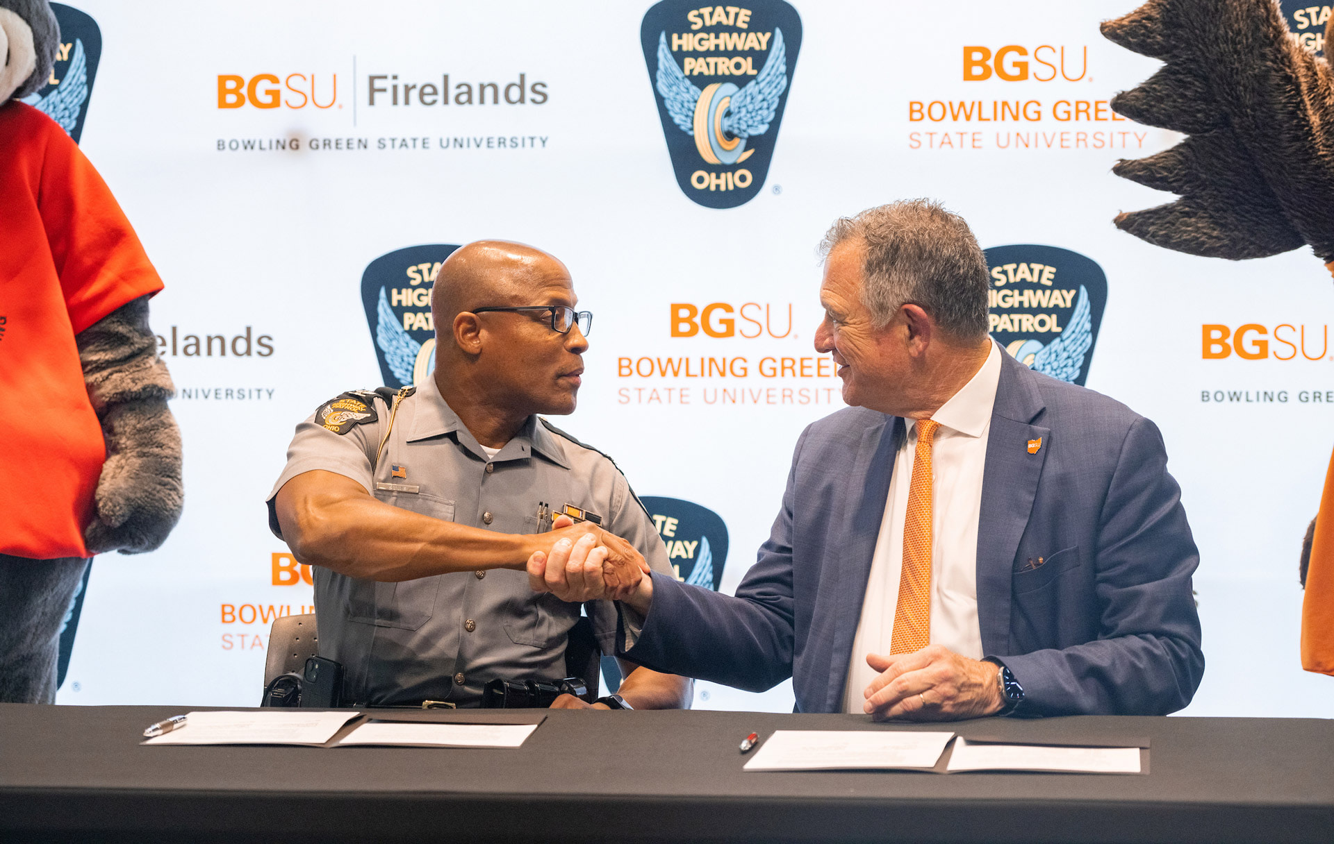 Ohio State Highway Patrol, BGSU  MOU signing 2026