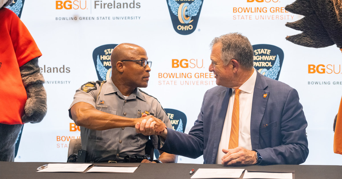 BGSU and Ohio State Highway Patrol announce new agreement to expand educational and career opportunities for troopers