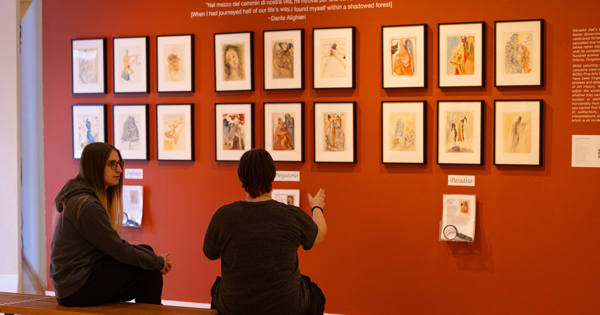 Lifting the veil: BGSU students step behind the scenes of professional curating