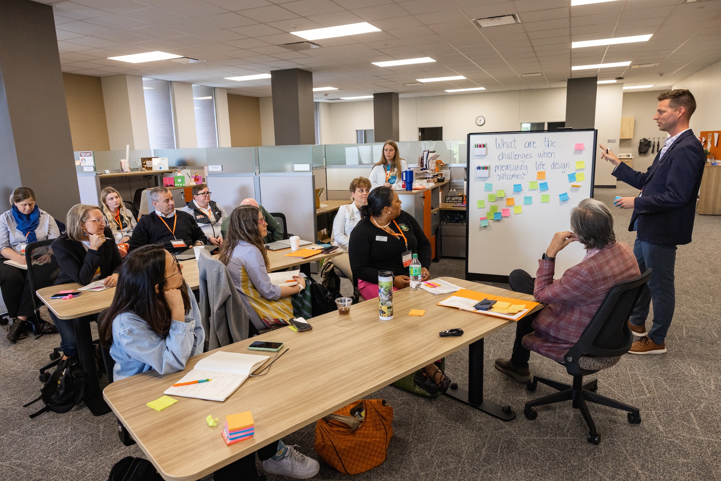 People learn in a breakout session during the Life Design Convening