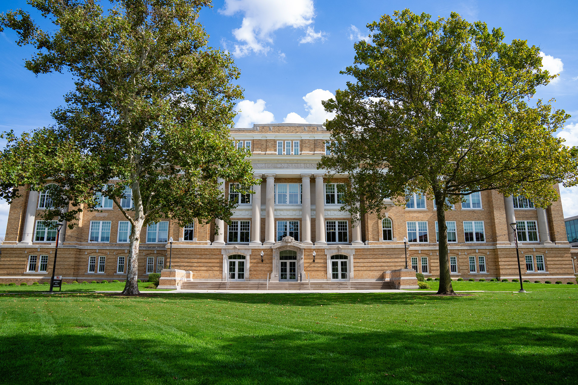 A view of University Hall
