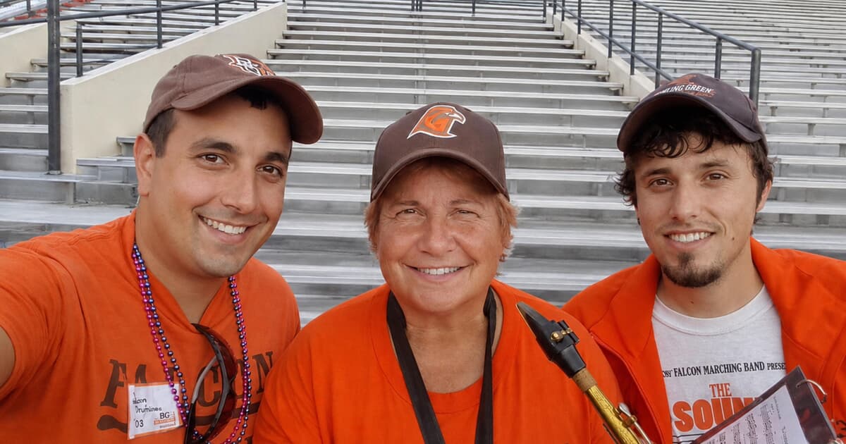 Former Falcon Marching Band member will return to BGSU Homecoming for 45th consecutive year