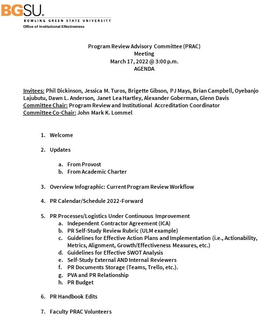 March 2022 Prac Meeting