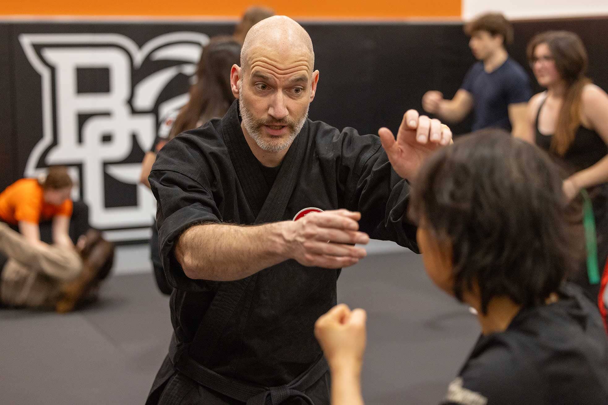 Ben Batey martial arts class