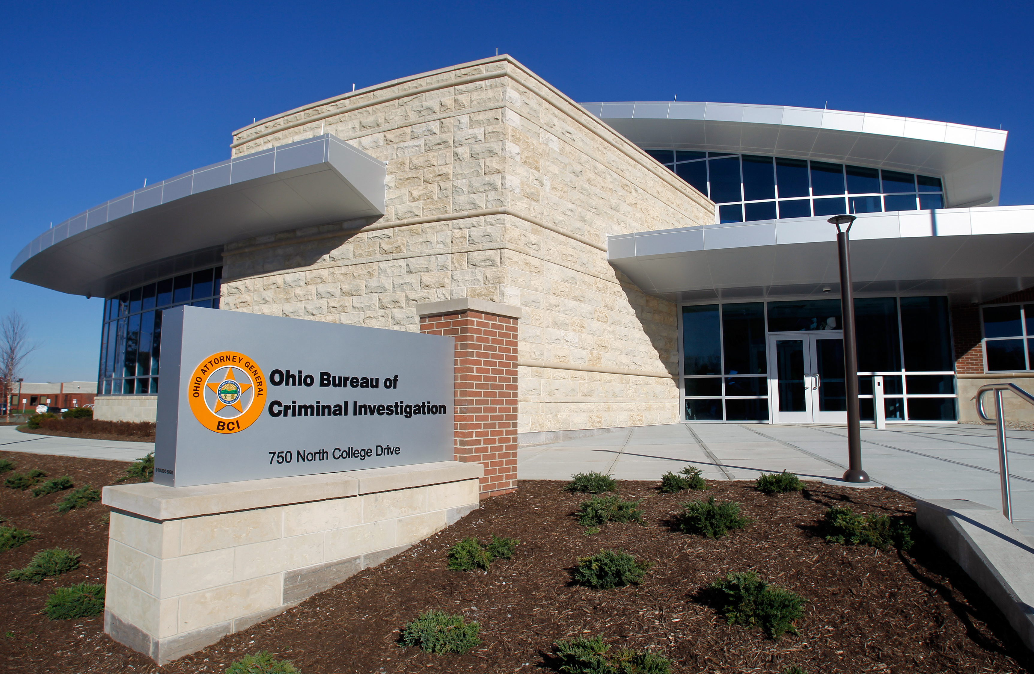 The Ohio Department of Justice Bureau of Criminal Investigation Crime Lab is on the Bowling Green State University Campus. 