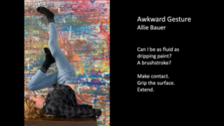 Allie Bauer, Awkward Gestures, 2021