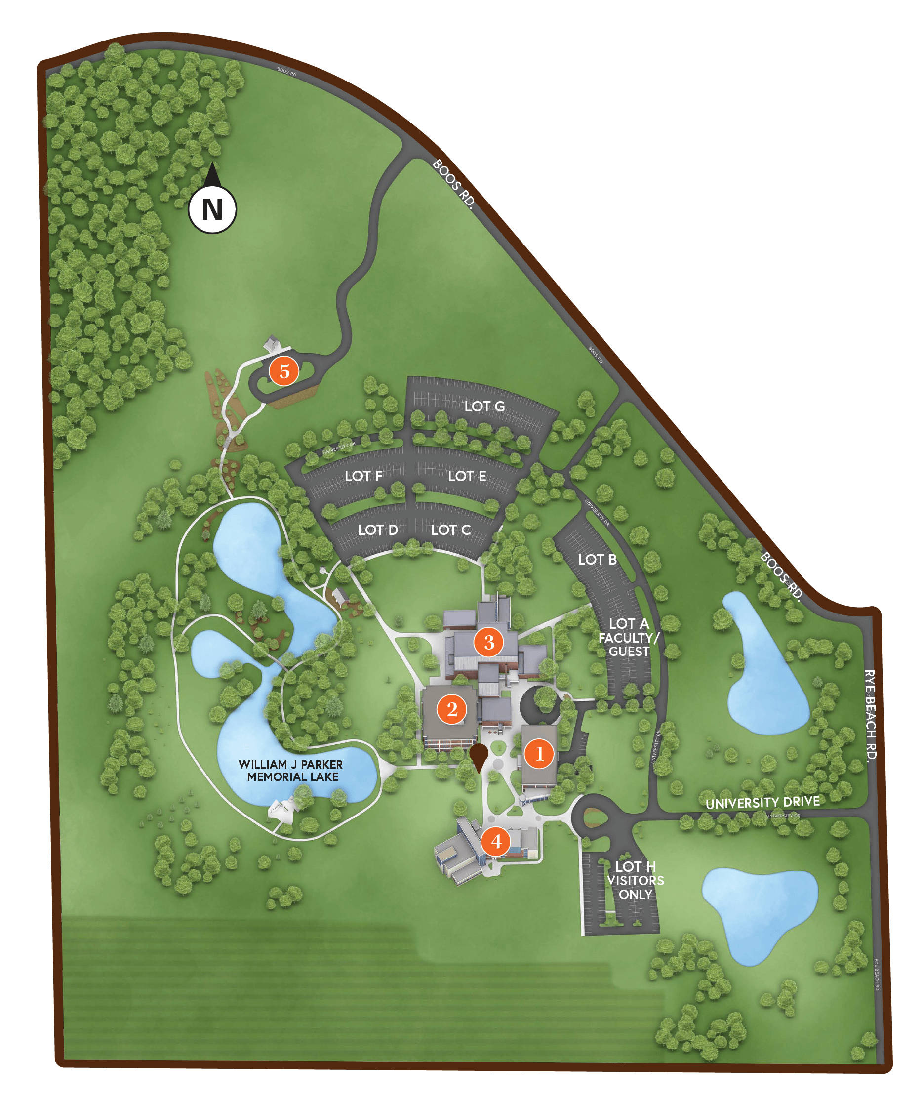 BGSU Firelands map