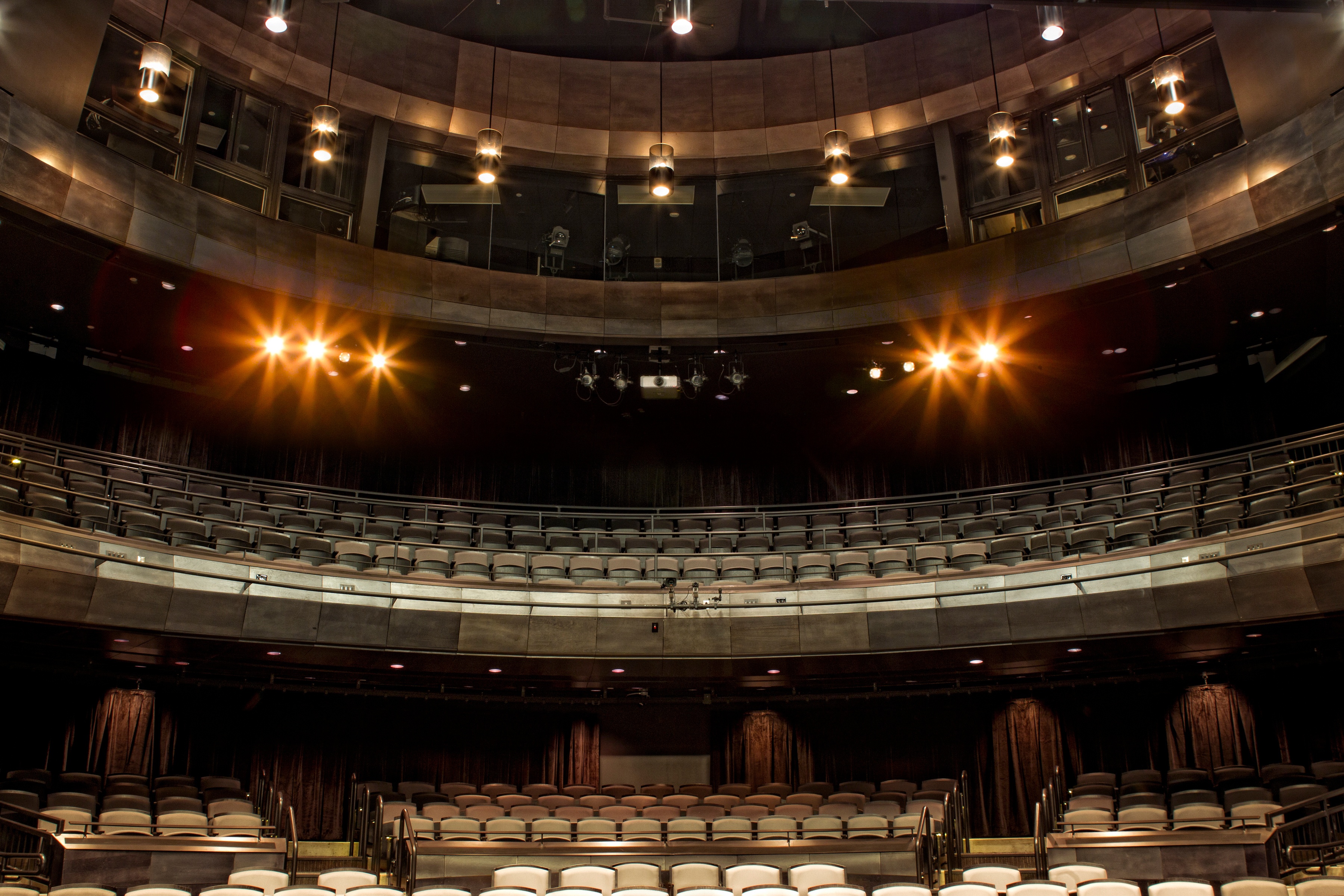 Interior of Donnell Theatre from stage