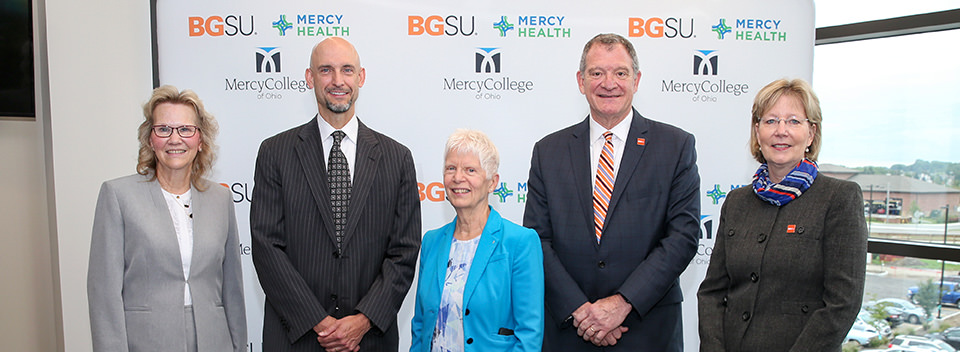 BGSU, Mercy Health announce partnership to grow health care education
