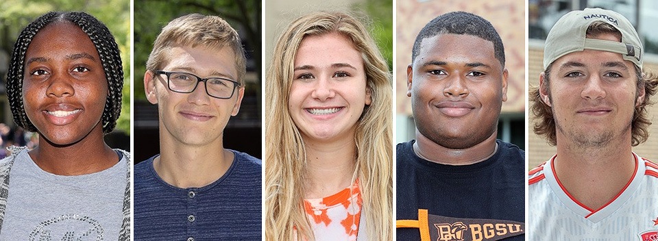 BGSU first-year students on the move